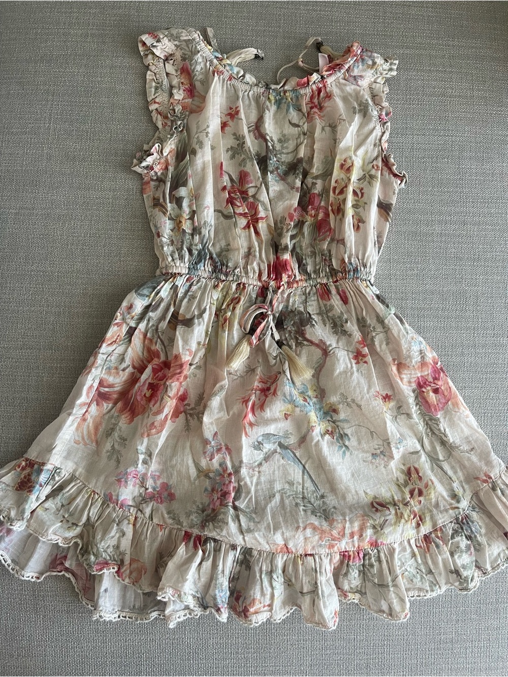 Zimmerman Girls Floral Ruffle Tiered Dress For 4 Year Old